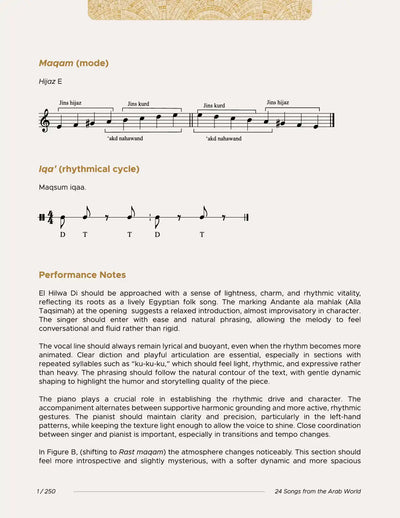 24 Songs from the Arab World_Medium Voice