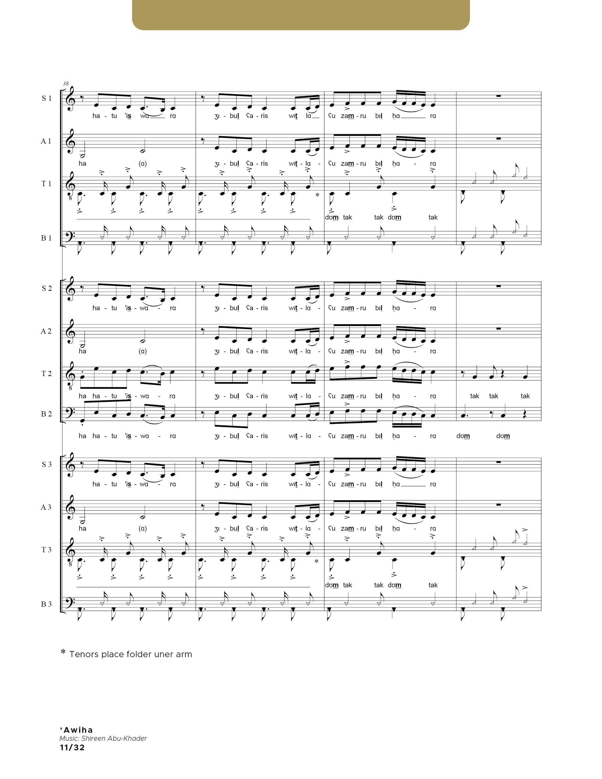 Awiha_3 SATB Choirs