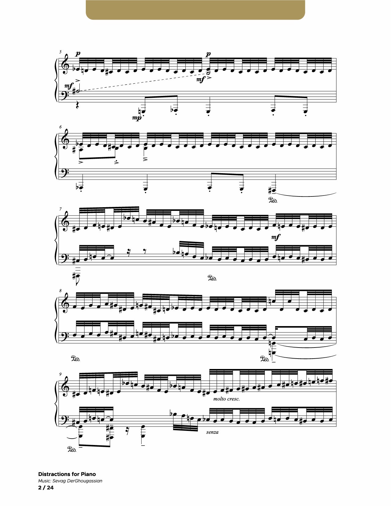 Distractions For Piano
