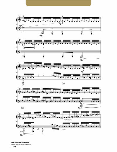 Distractions For Piano