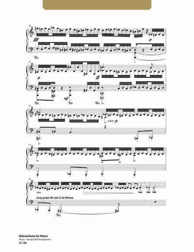 Distractions For Piano