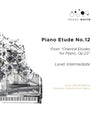 Etude pour piano n°12