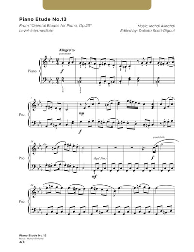 Piano-etude nr.13