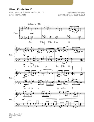Piano Etude No.15
