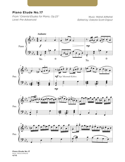 Piano Etude No.17