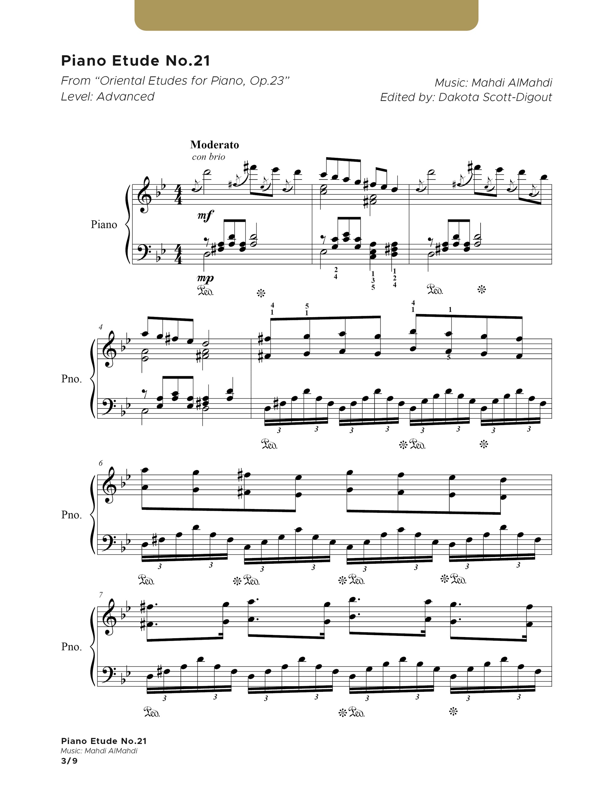 Piano Etude No.21