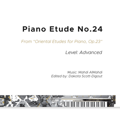 Etude pour piano n°24