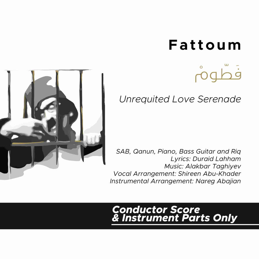Fattoum_SAB_Qanun_Piano_Bass Guitar_Riq (Conductor Score)
