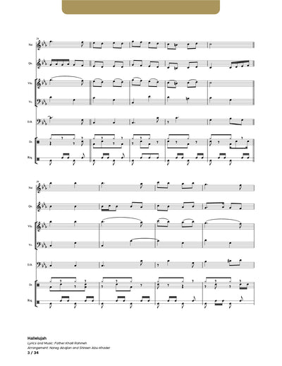 Hallelujah_SATB and Instruments (Conductor Score)