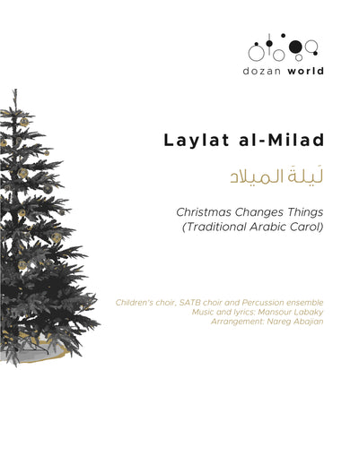Laylat al-Milad - SATB - Percussions Ensemble