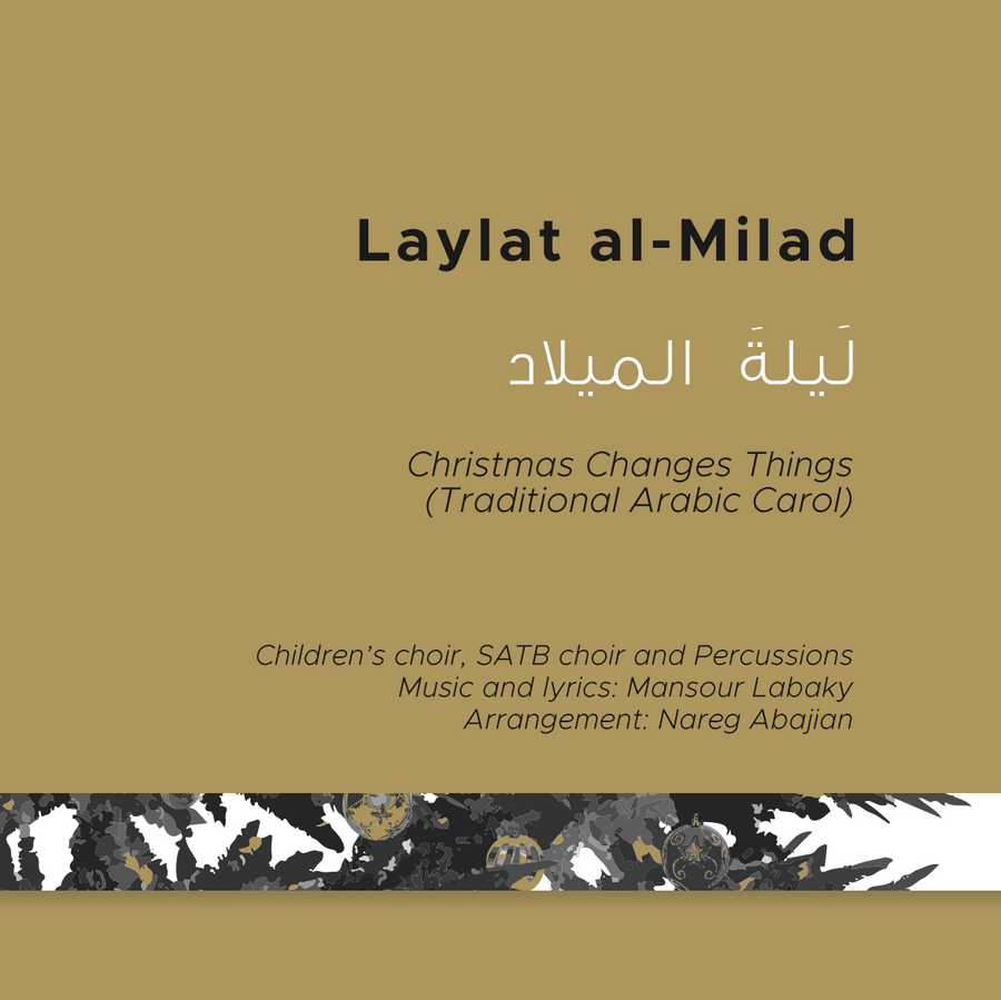 Laylat al-Milad - SATB - Percussions Ensemble simplified