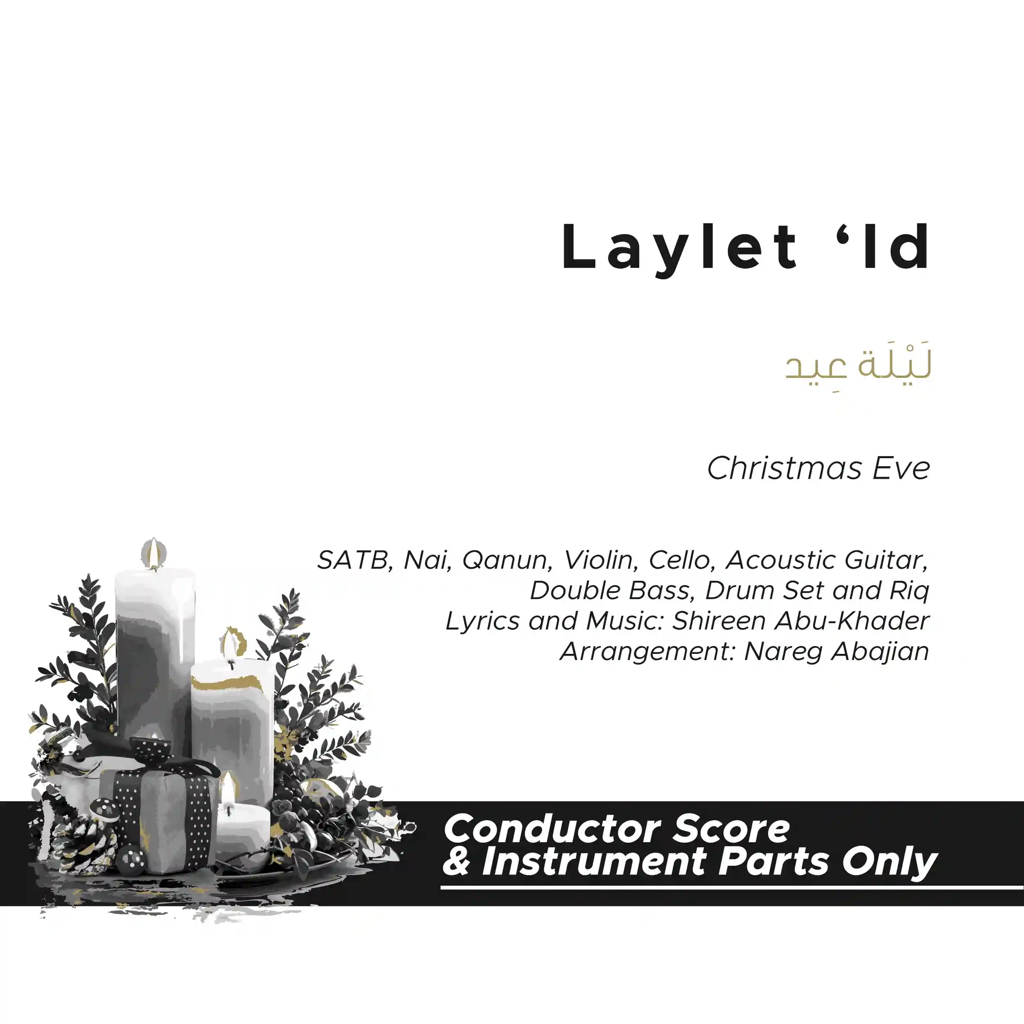 Laylet Id_SATB and Instruments (Conductor Score)