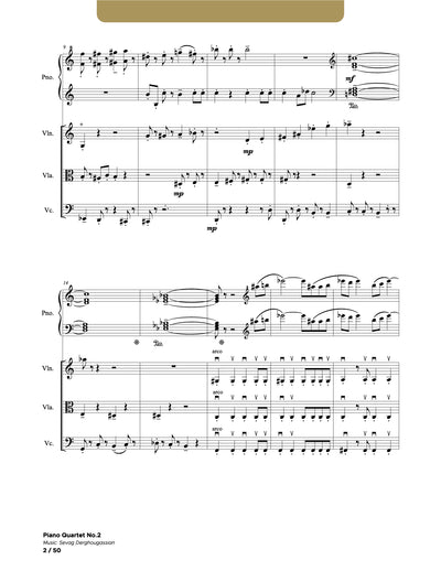 Piano Quartet No. 2_Opus 33