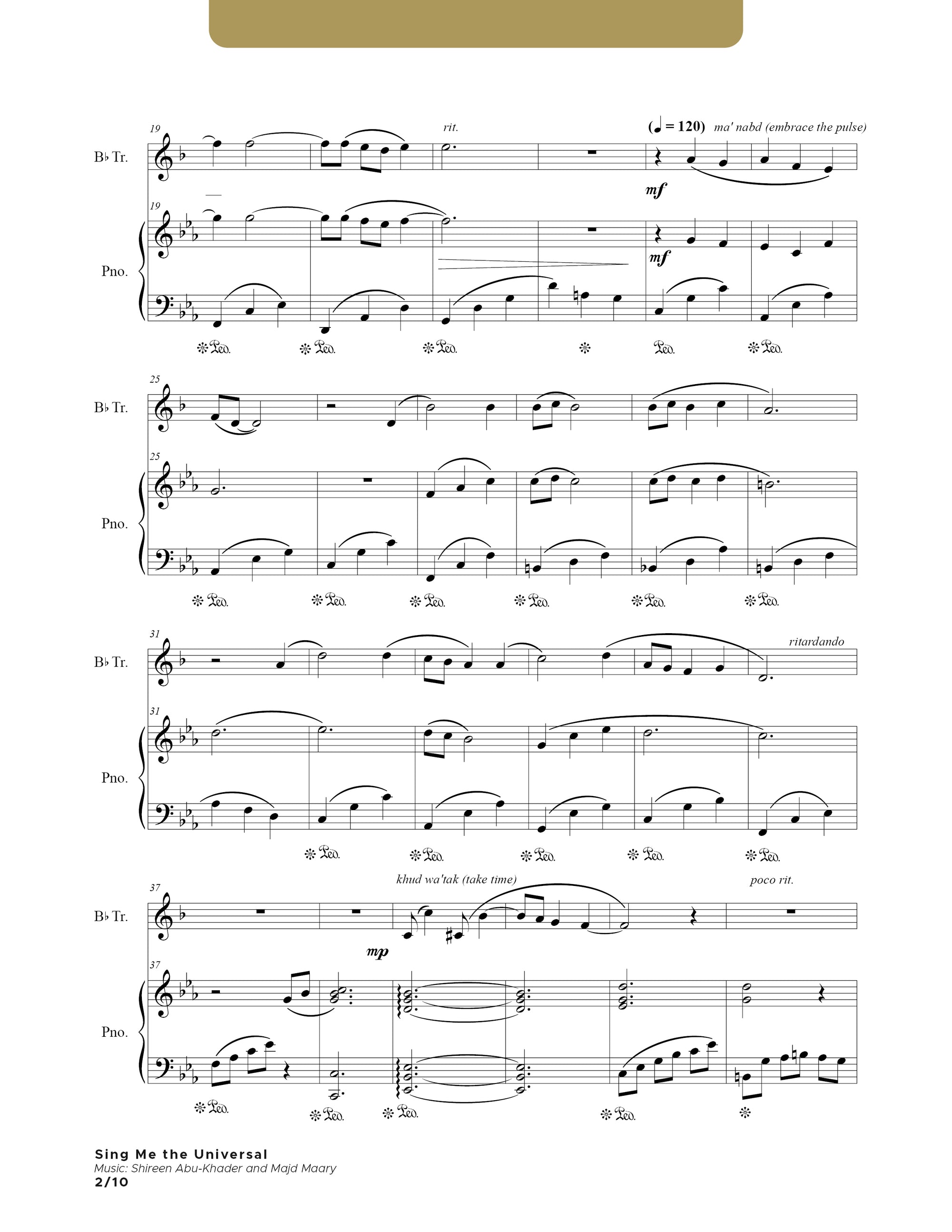 Sing Me the Universal - Trumpet