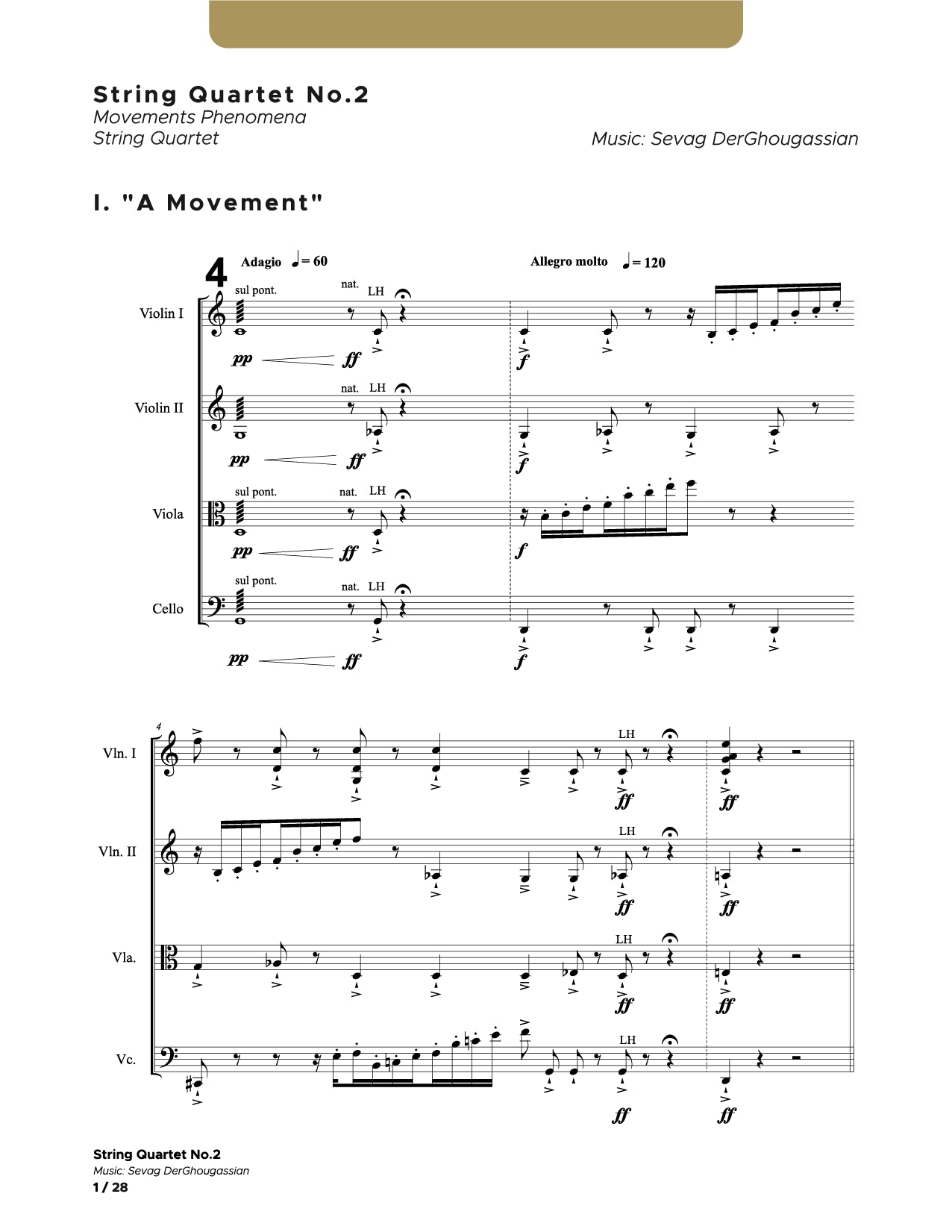 String Quartet No.2 Opus 32