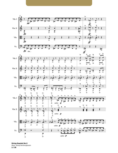 String Quartet No.2 Opus 32