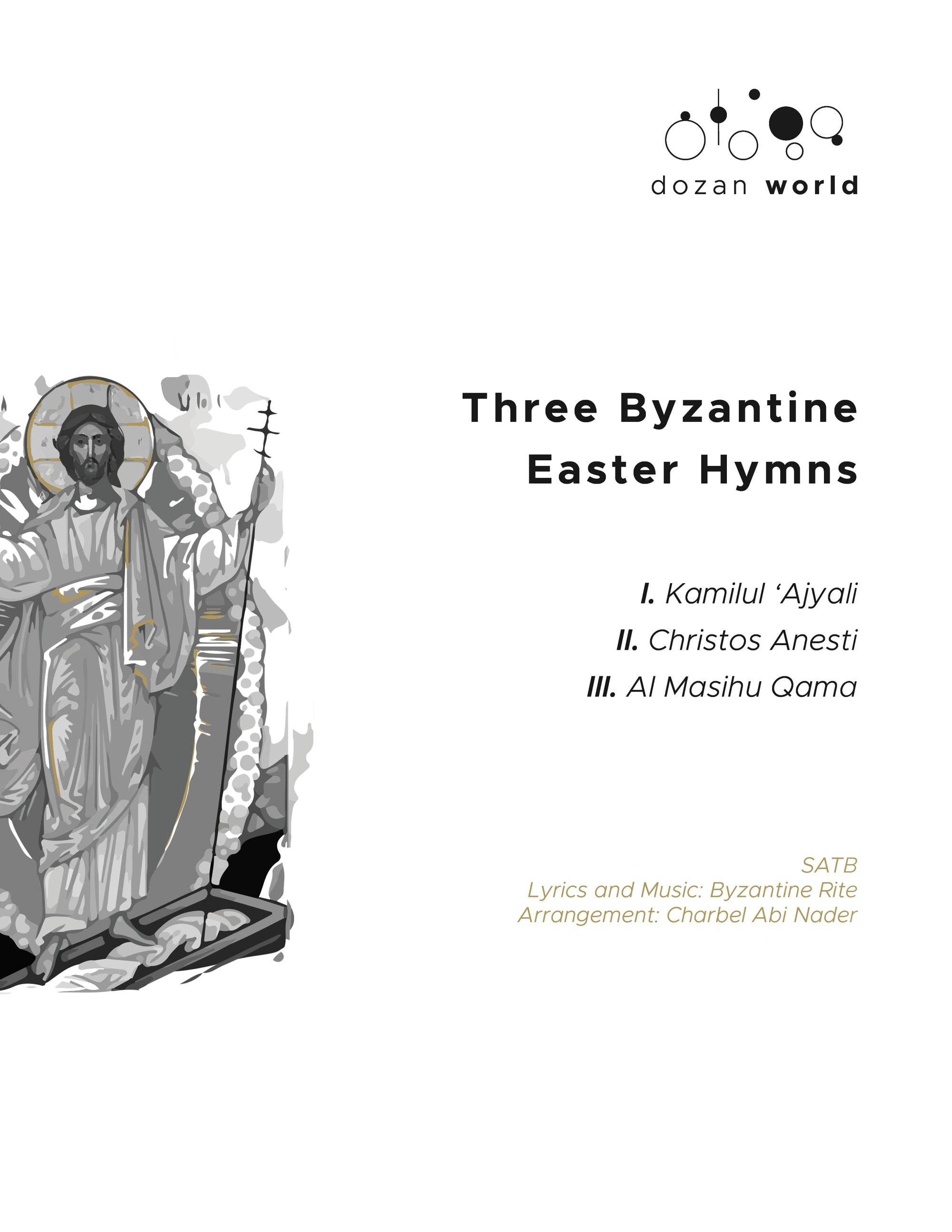 Three Byzantine Easter Hymns - SATB