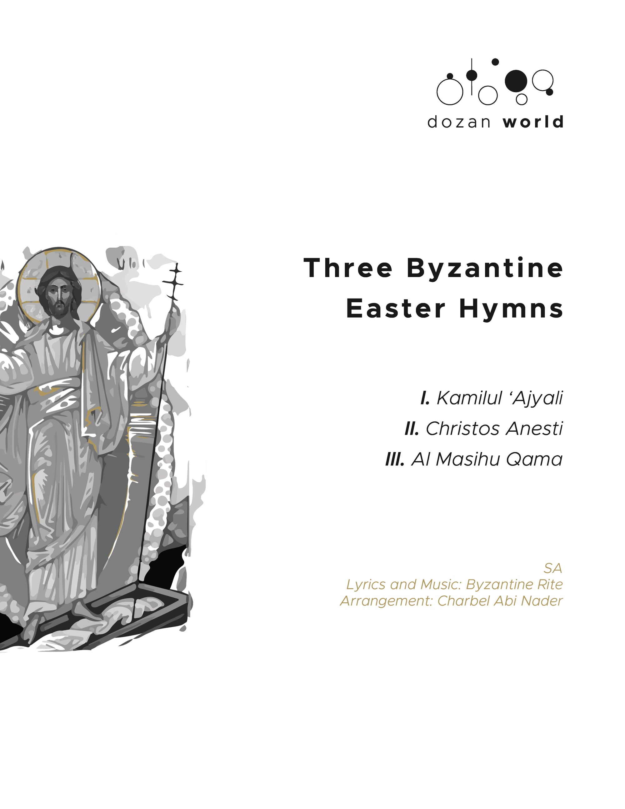 Three Byzantine Easter Hymns - SA