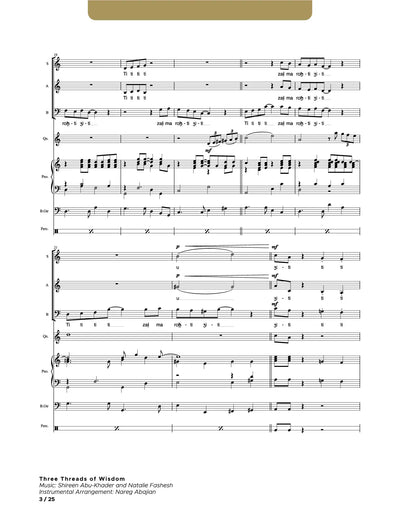 Three Threads of Wisdom_SAB and Instruments (Conductor Score)