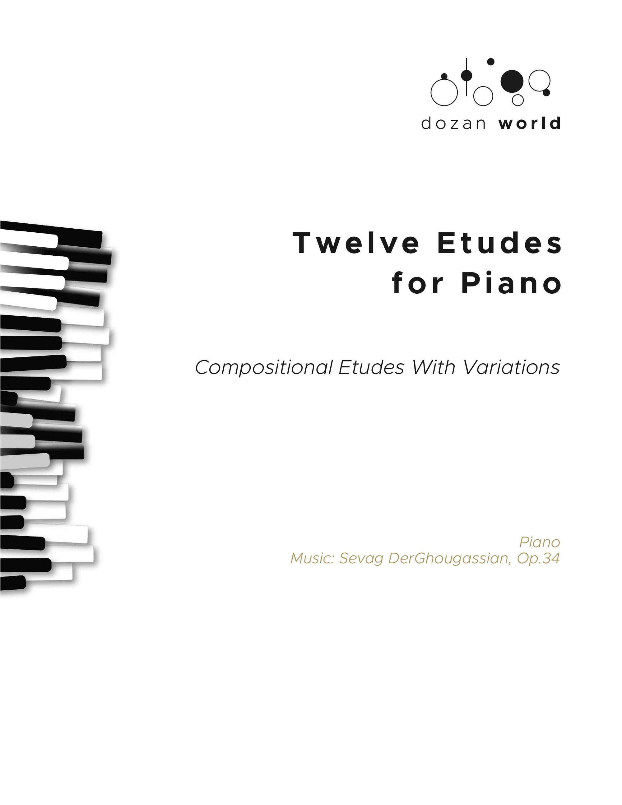 Twelve Etudes for Piano