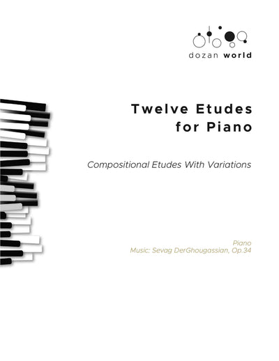 Twelve Etudes for Piano