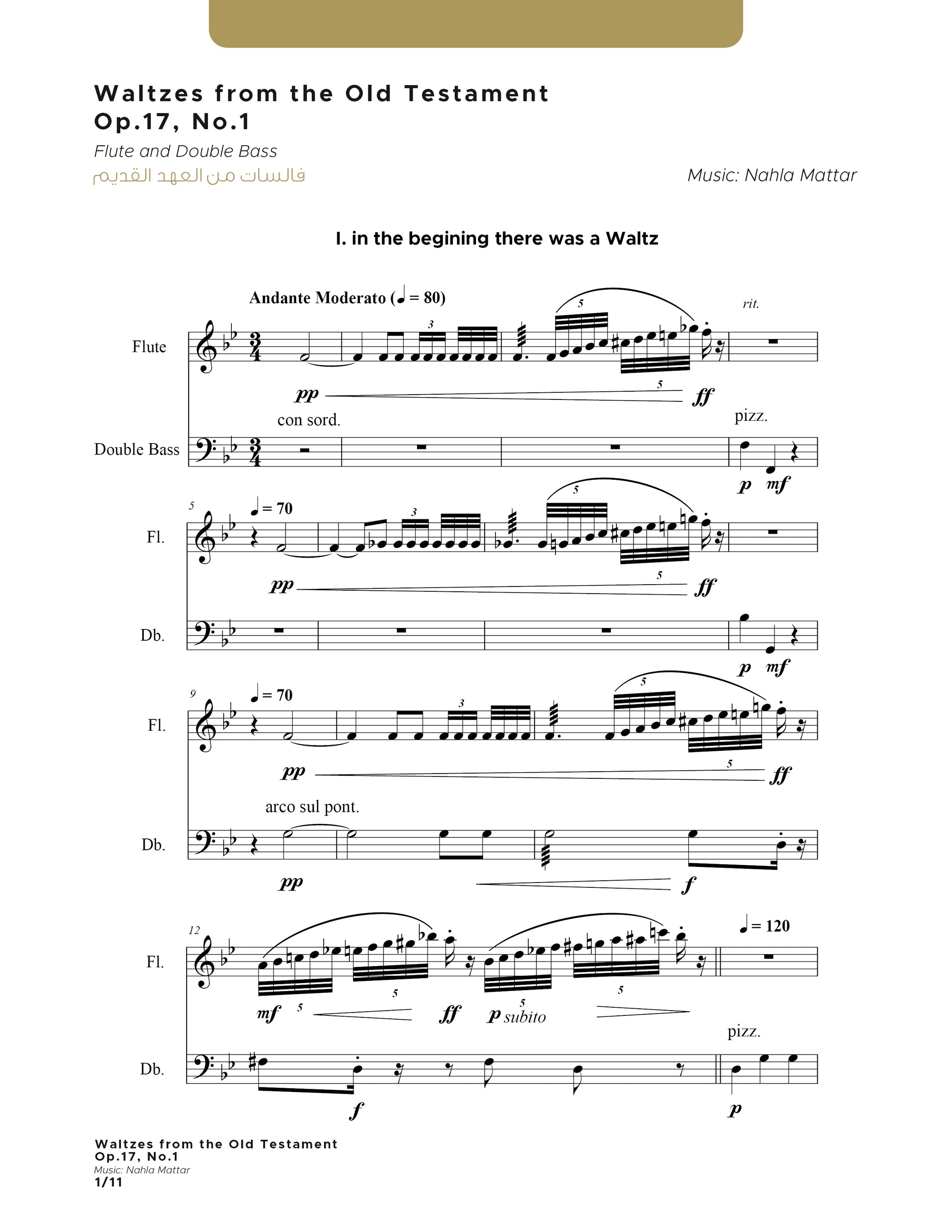 Waltzes from the Old Testament