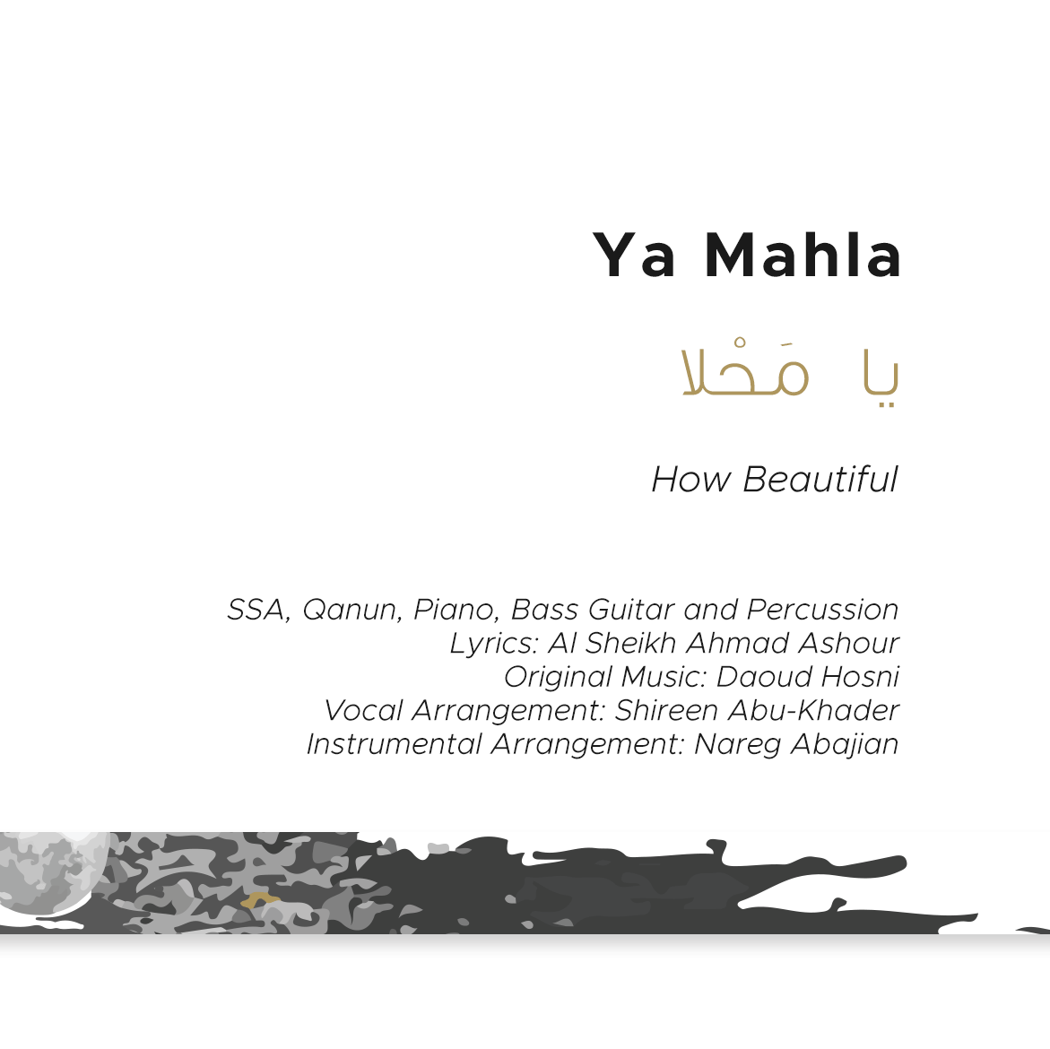 Ya Mahla - SSA and instruments