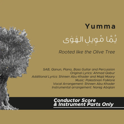 Yumma_SAB_Qanun_Piano_Bass_Percussion(Conductor Score)