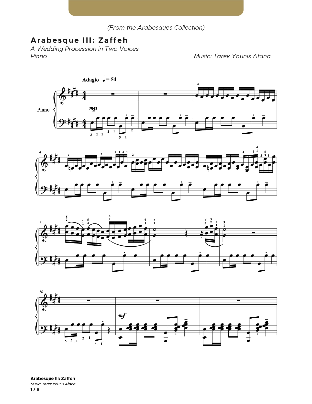Arabesque III: Zaffeh
