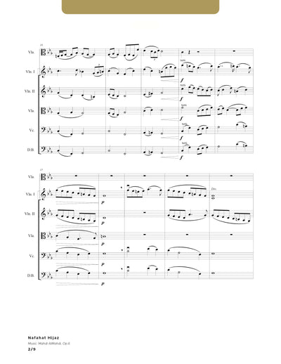 Nafahat Hijaz - For Viola and String Orchestra