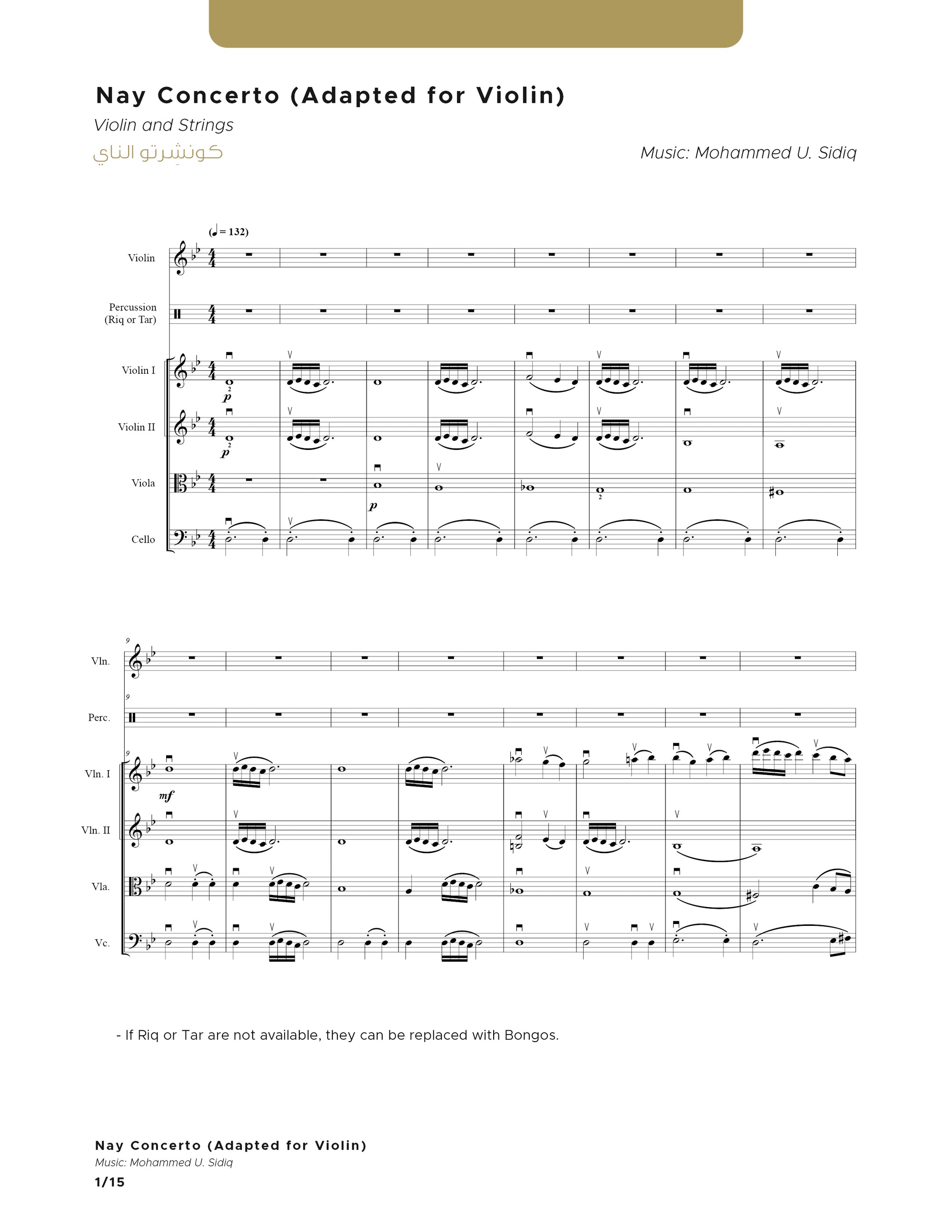 Nay Concerto (Adapted for Violin)