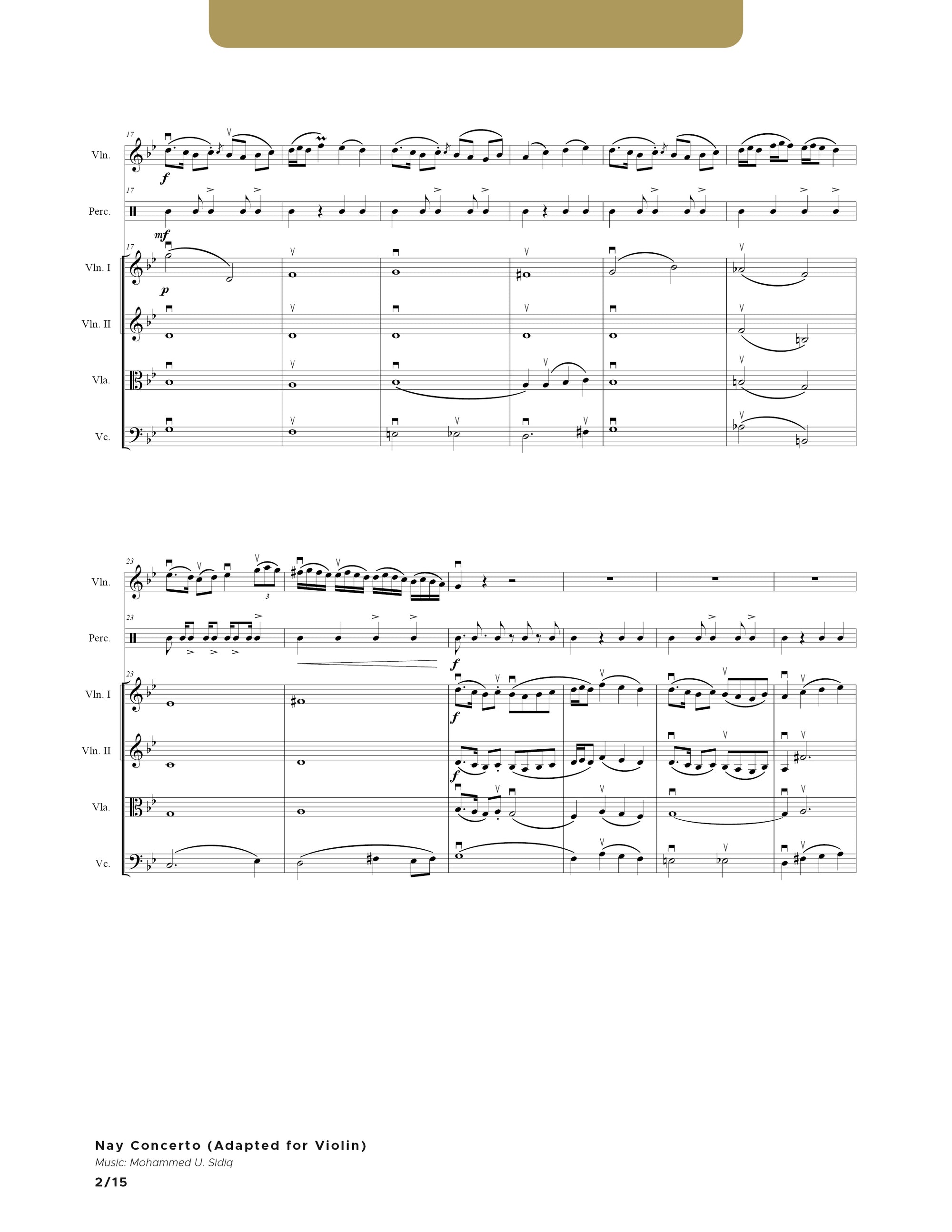 Nay Concerto (Adapted for Violin)