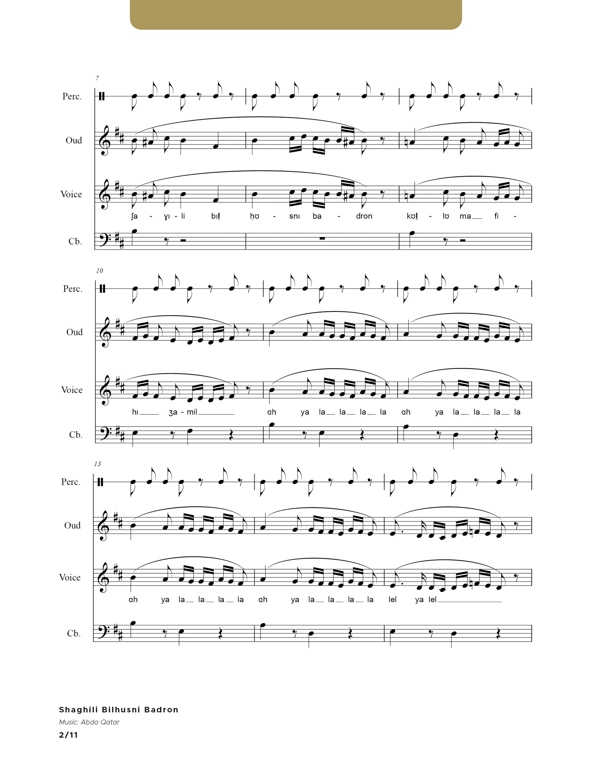 Shaghili Bilhusni Badron - in b minor