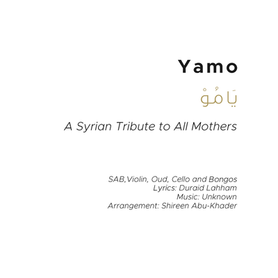 Yamo - SAB Full Score